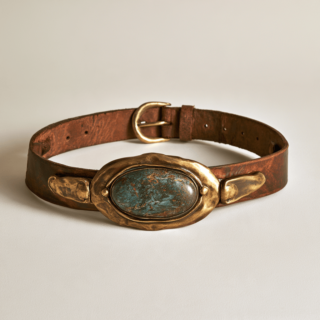 Hunger belt with stone