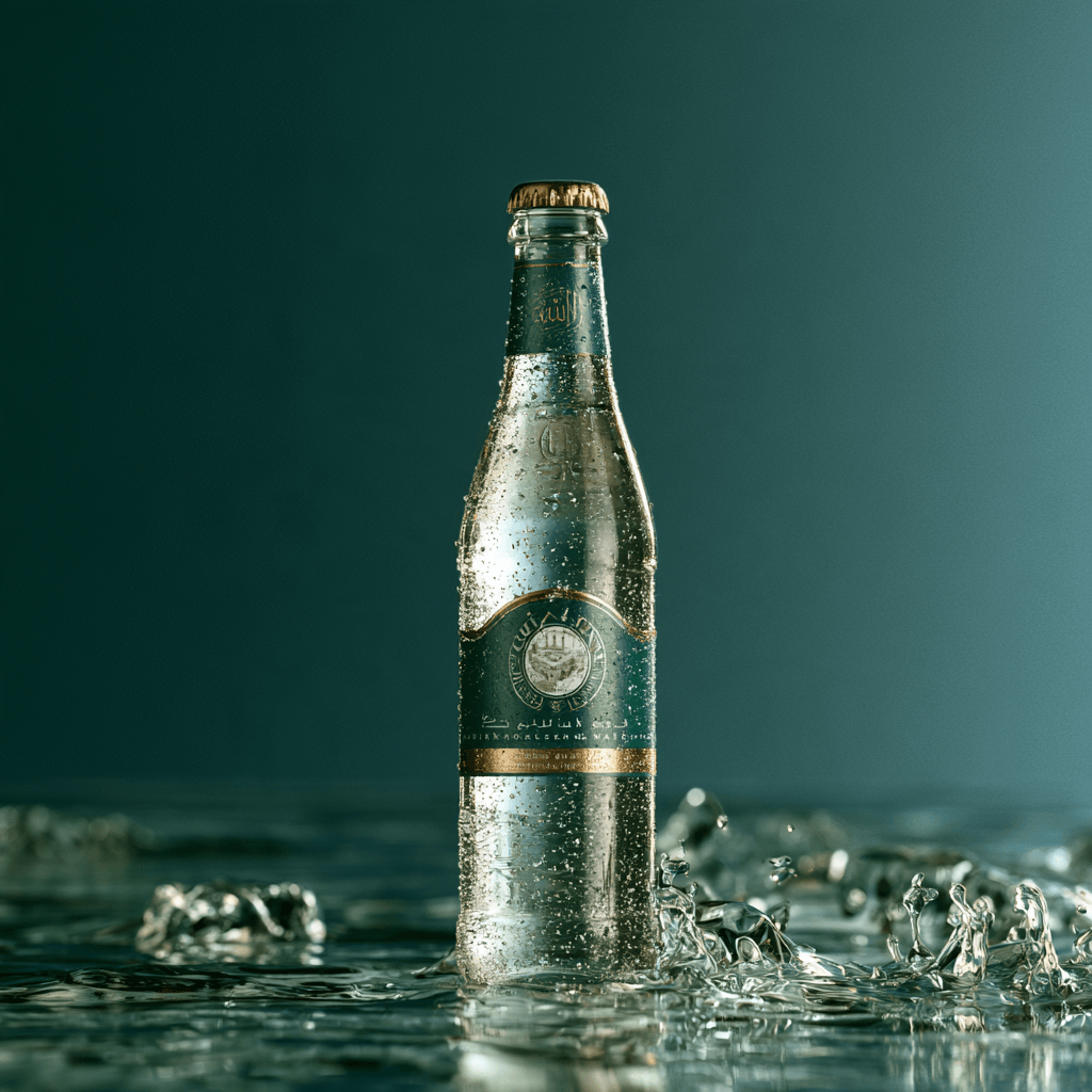 Sparkling Zam Zam water